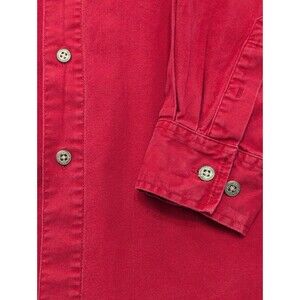 Vintage Levi’s Red Tab Denim Button Down Shirt Mens L 90s Y2K Red Workwear
